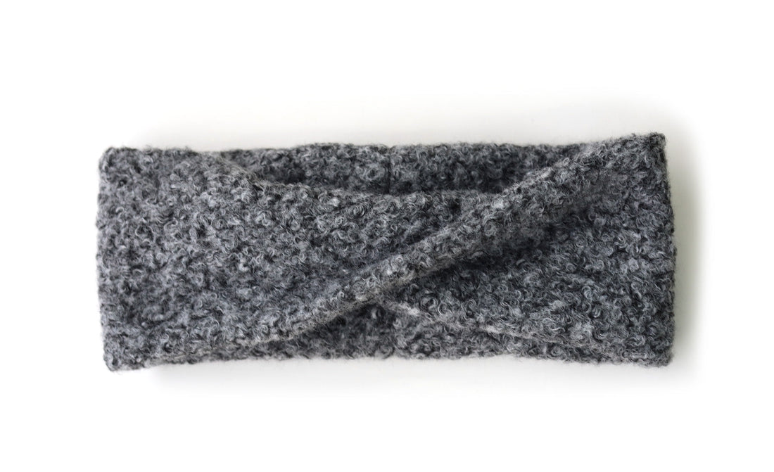 Bandeau en molleton - Gris