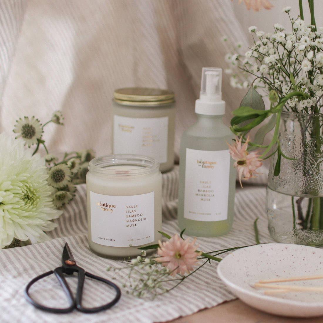 Bougie de soya - Lilas & Magnolia