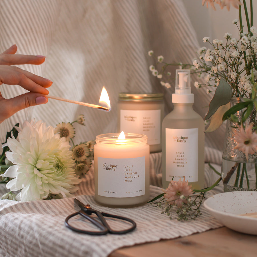 Bougie de soya - Lilas & Magnolia