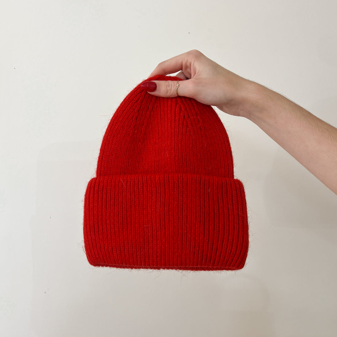 Bonnet en laine Angora