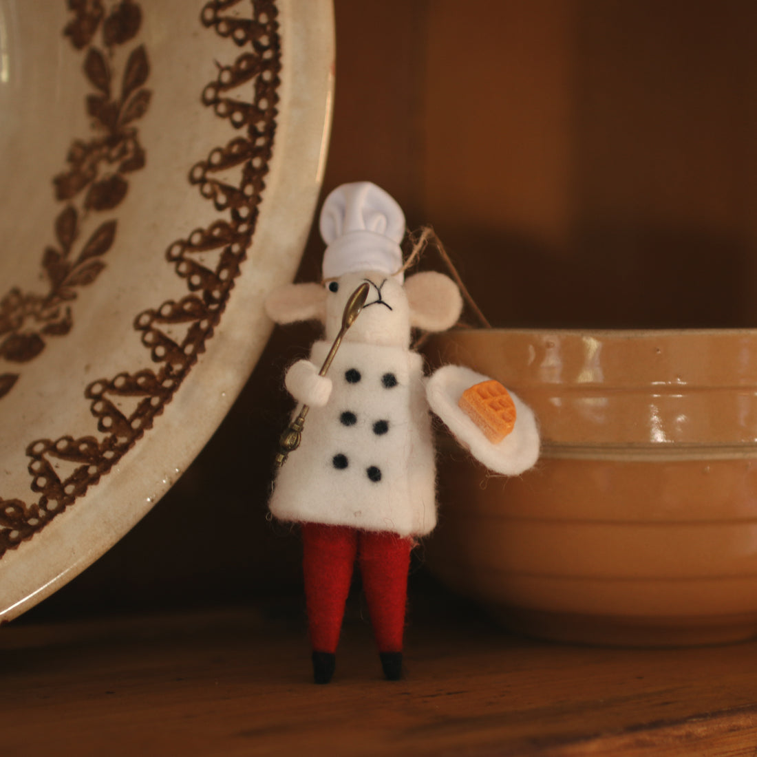 Ornement en feutre - Ratatouille