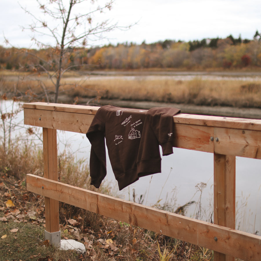 Crewneck Léger Rimouski - Sépia