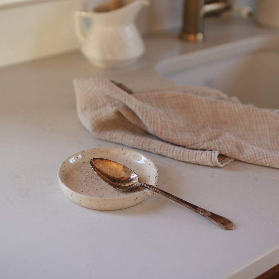 Repose-cuillère en céramique