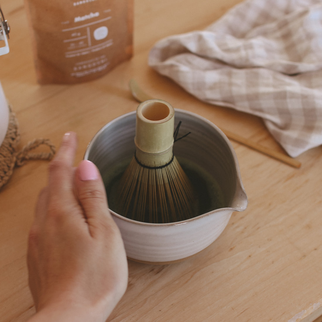 Bol à matcha en céramique