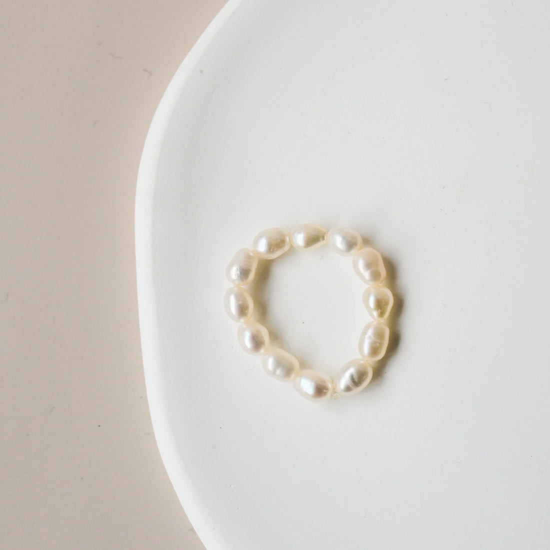 Bague en perles d'eau douce - Nacara