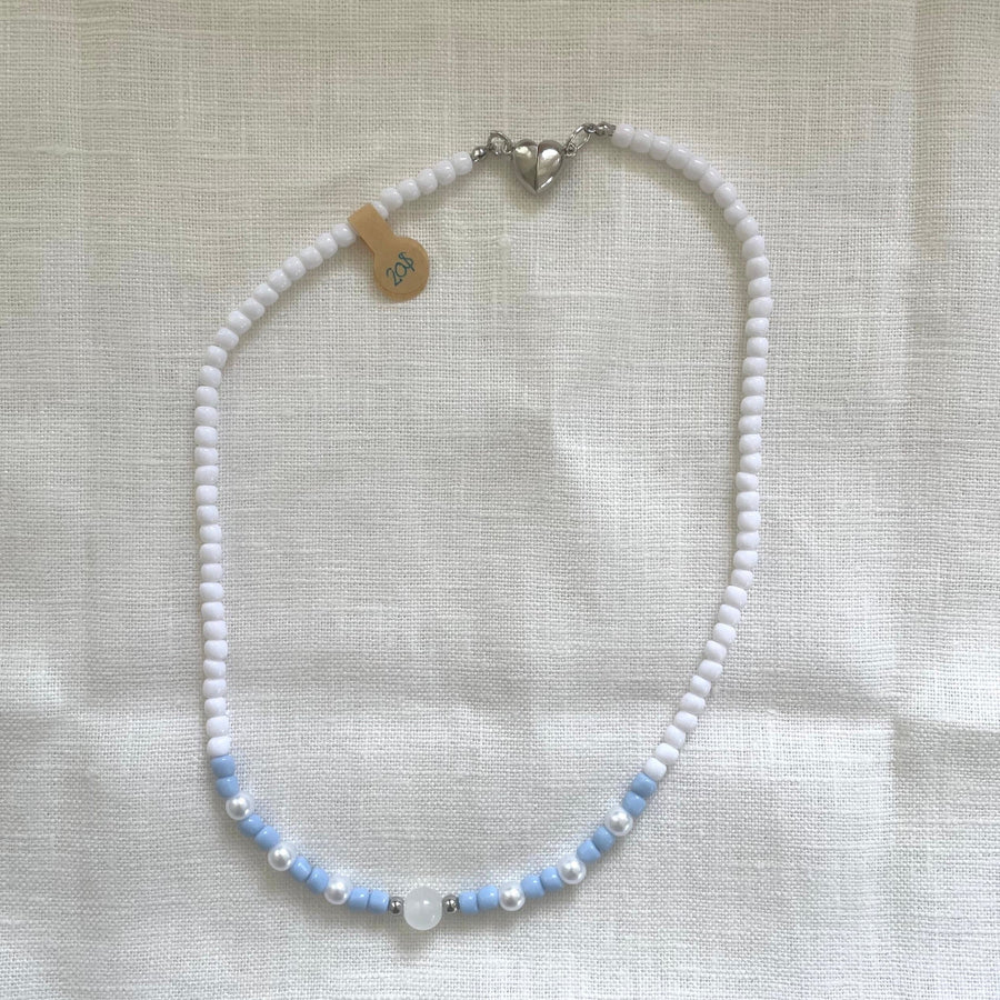 Collier en billes et perles