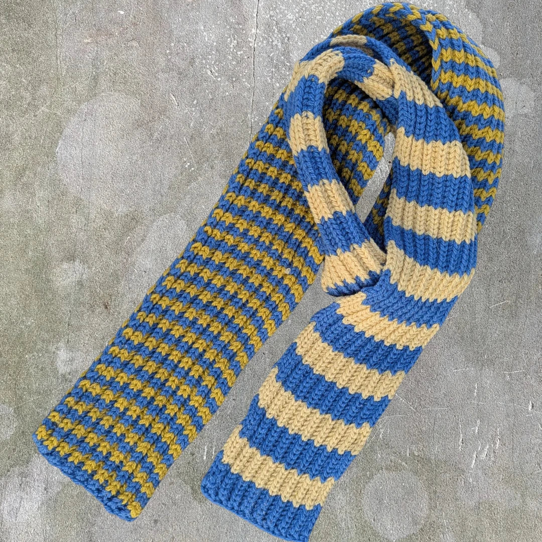 Long foulard en mérinos