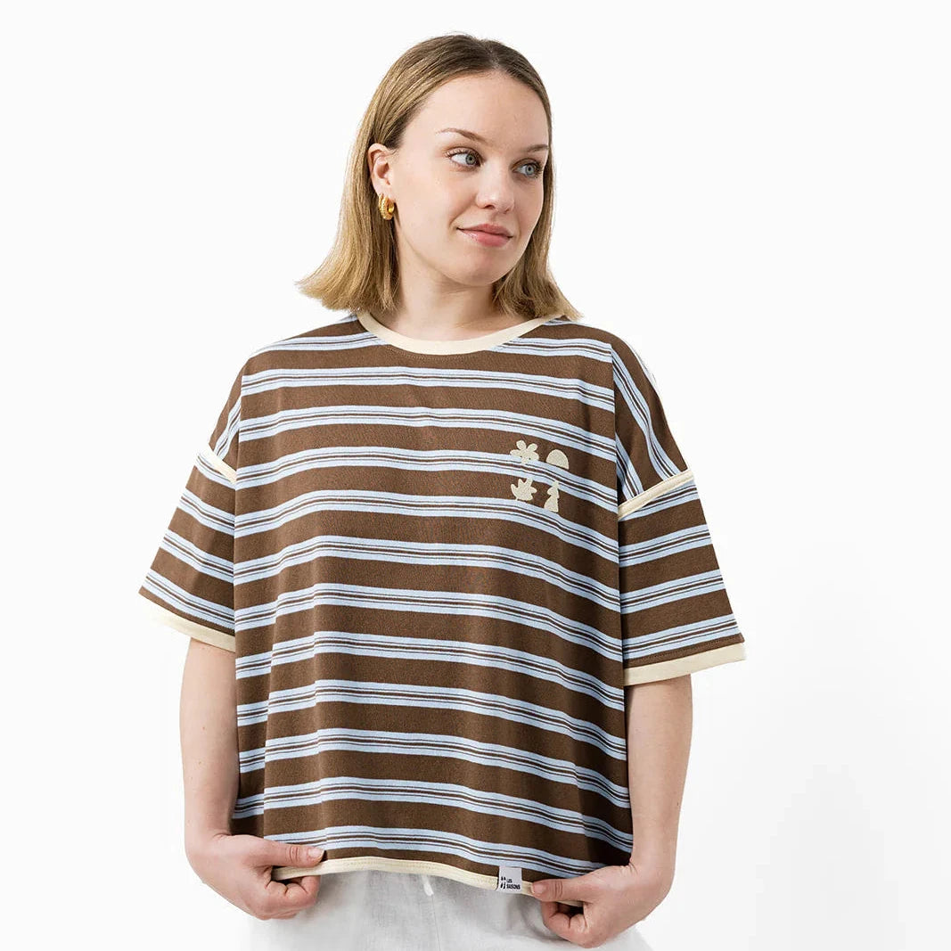 T-shirt ligné