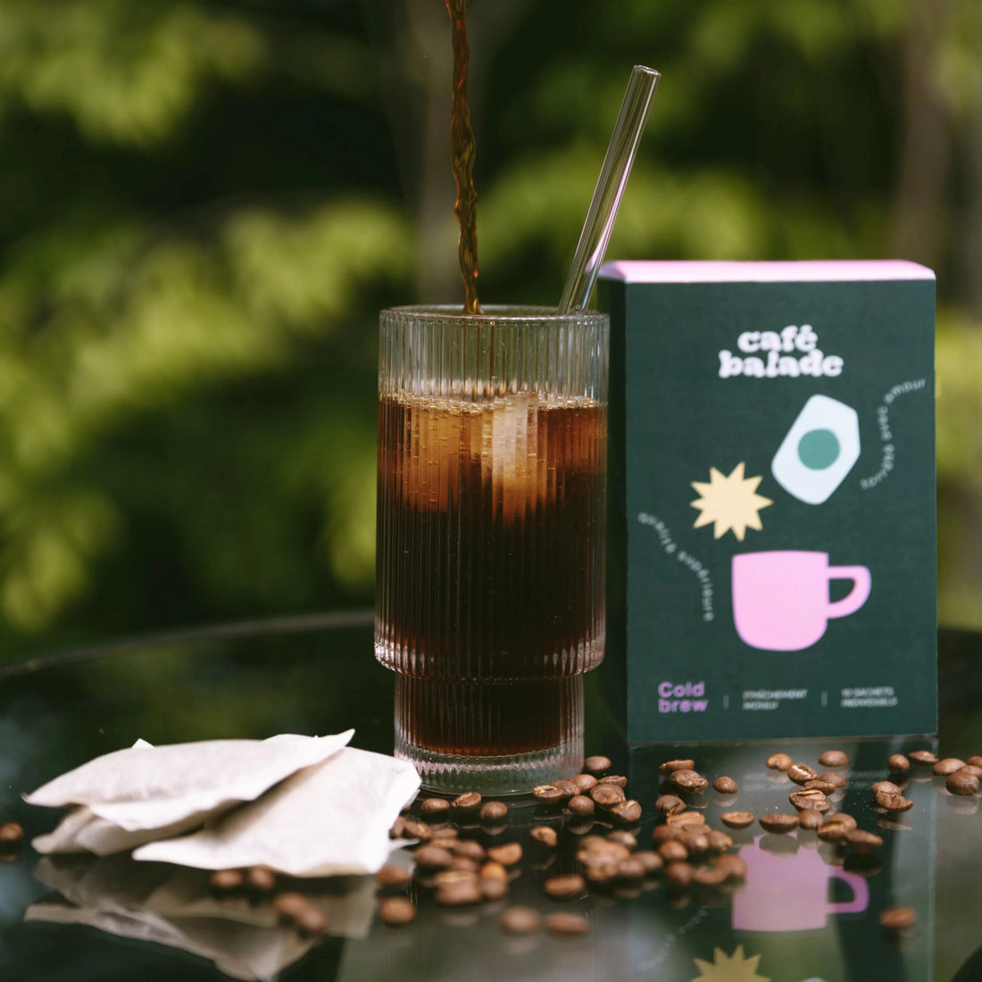 Boîte de sachets de cold brew