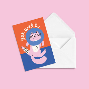 Carte de souhait - Get well