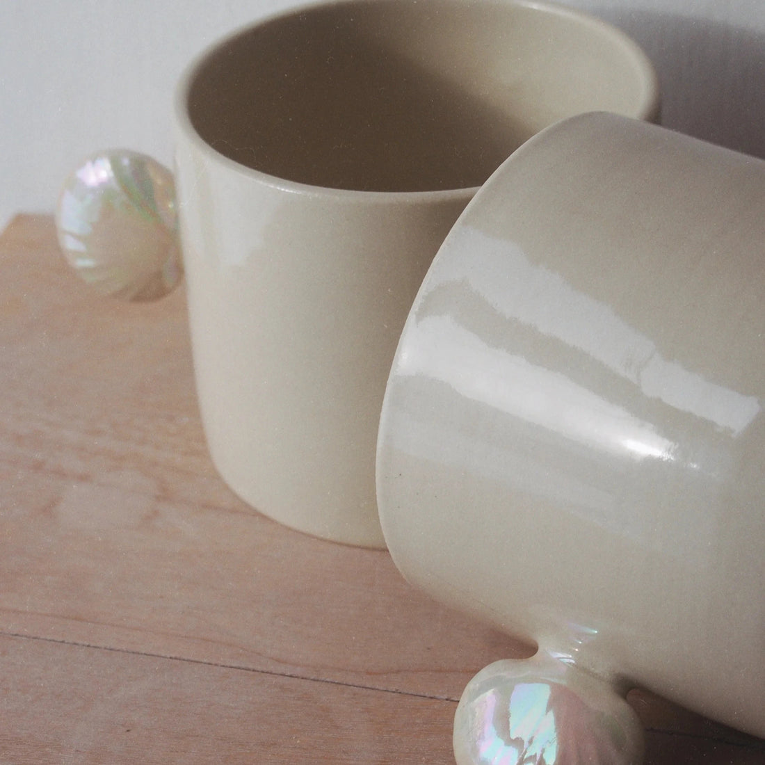 Tasse anse coquillage - Opal