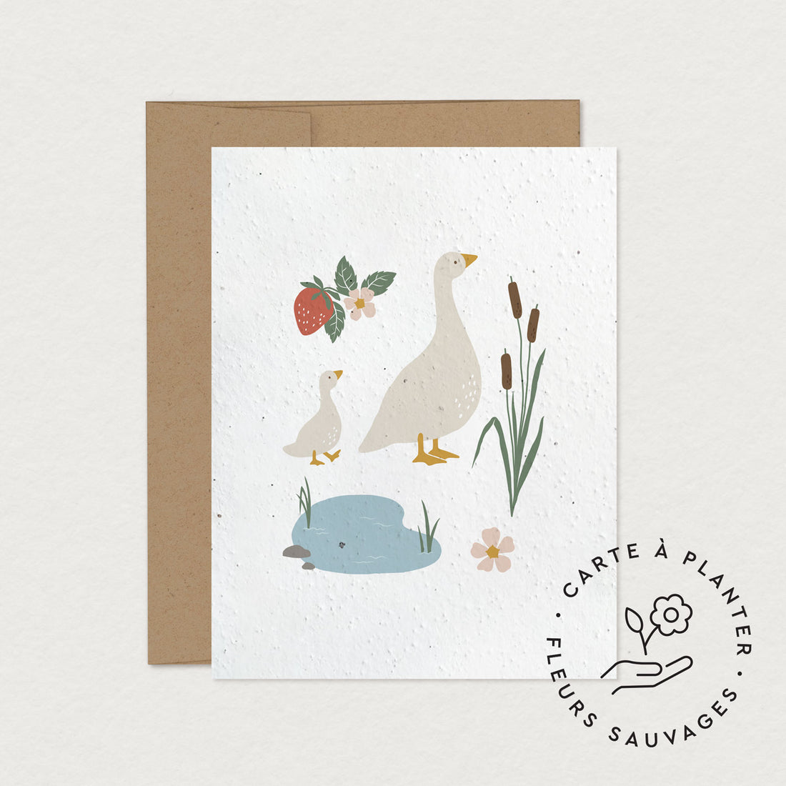 Carte de souhaits - Suzel à la campagne (à planter)
