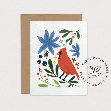 Carte à planter -  Cardinal