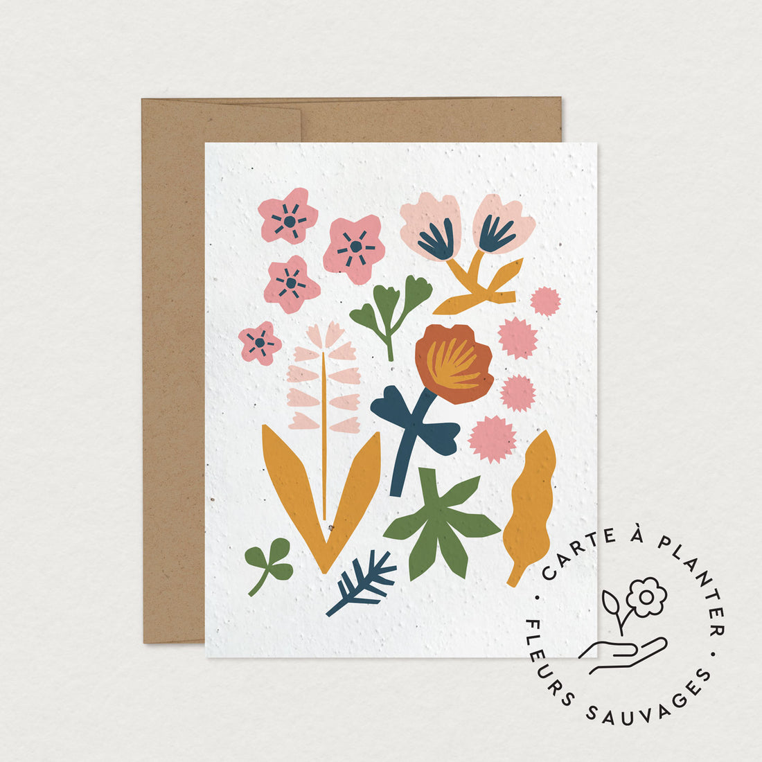 Carte de souhaits - Flavie (à planter)