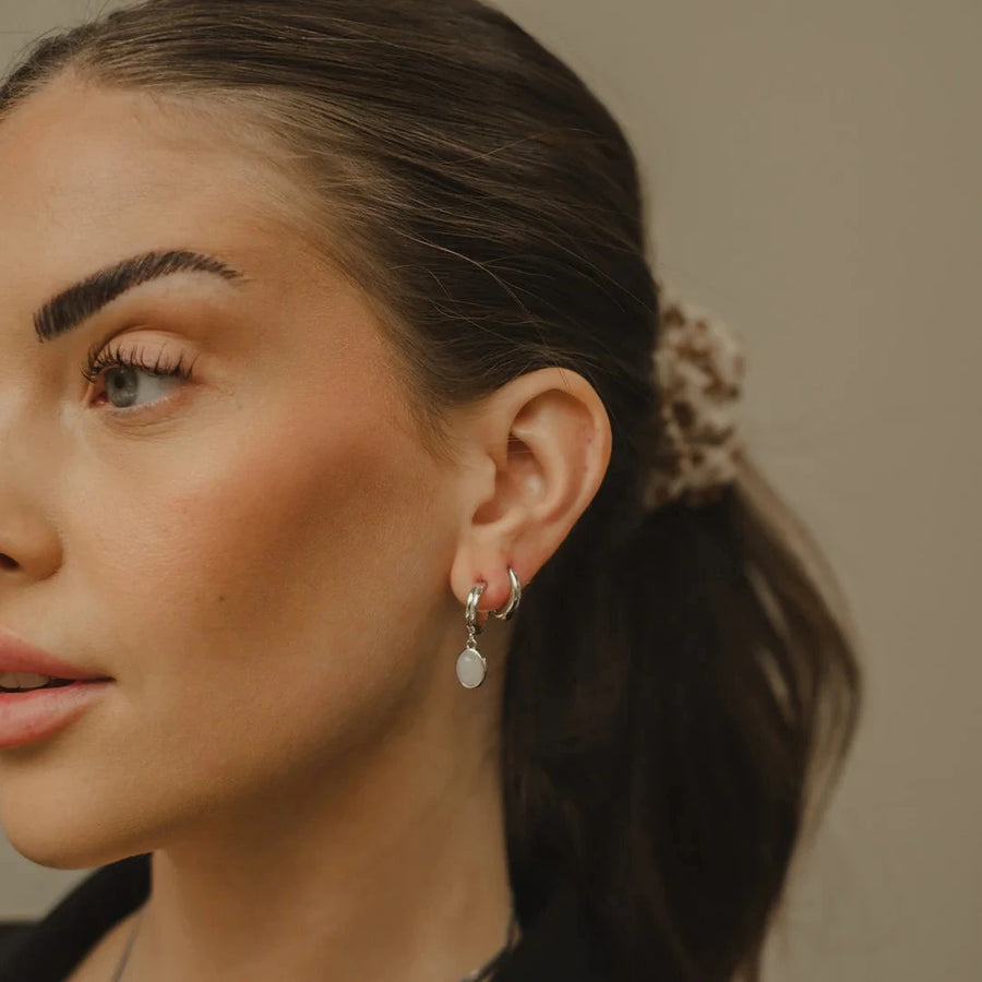 Boucles d'oreilles - Opaline