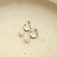 Boucles d'oreilles - Opaline