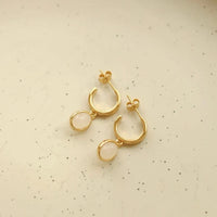 Boucles d'oreilles - Opaline