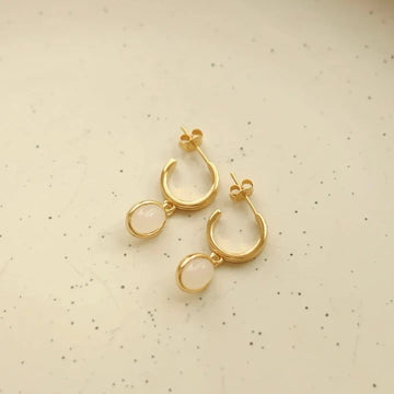 Boucles d'oreilles - Opaline