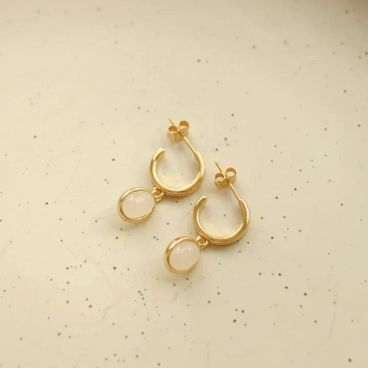 Boucles d'oreilles - Opaline