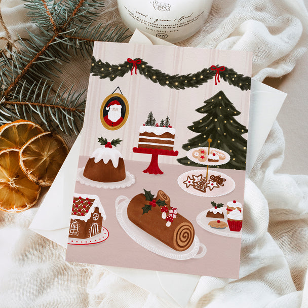 Carte de Noël - Réveillon