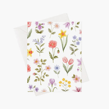 Carte de souhaits - Rêverie florale