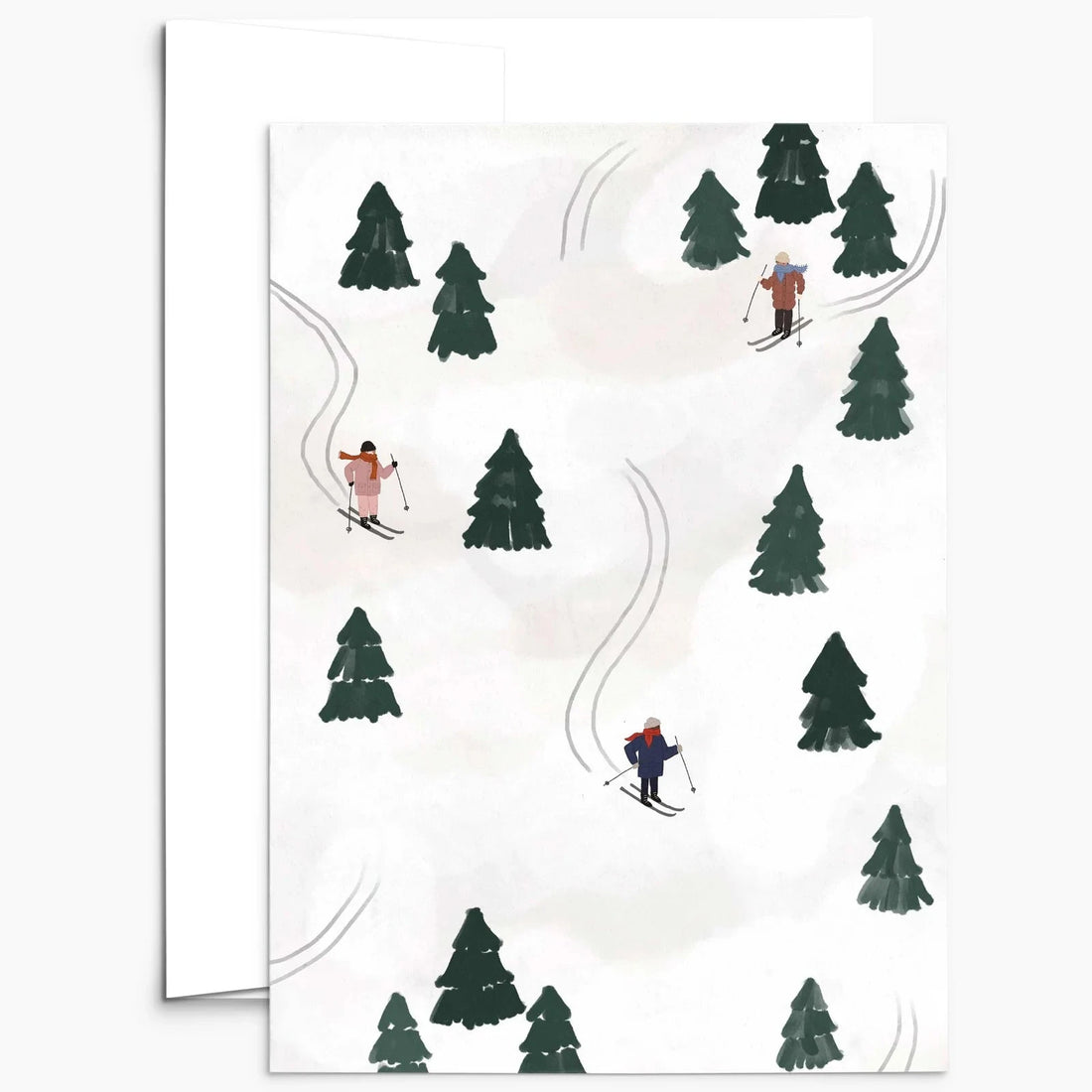 Carte de souhaits - Glisser dans les festivités