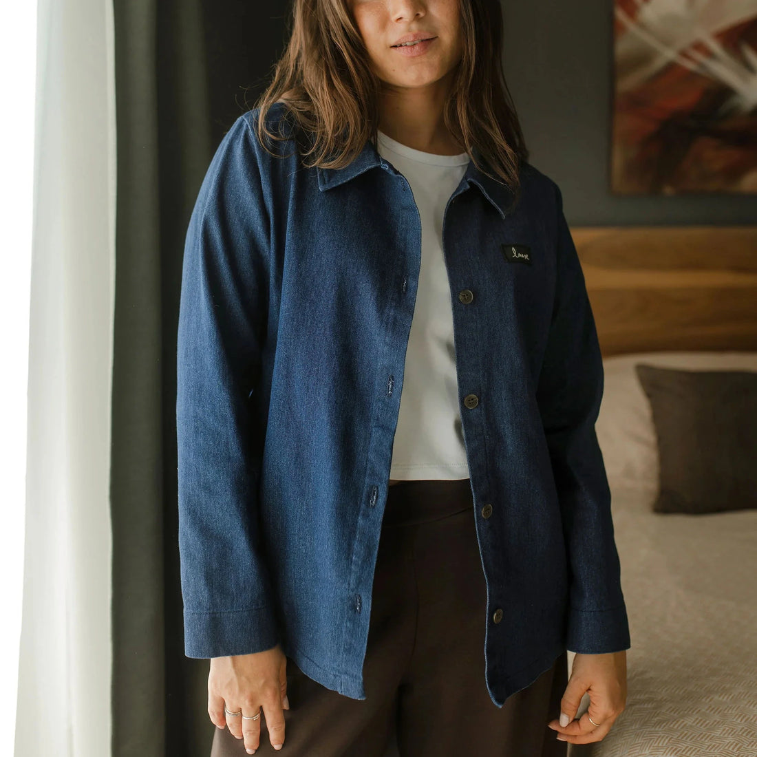 Sur-chemise denim