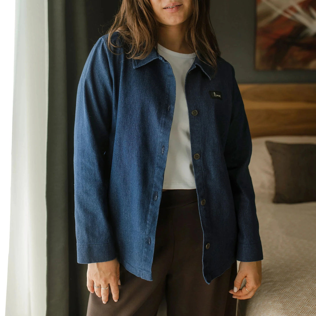 Sur-chemise denim