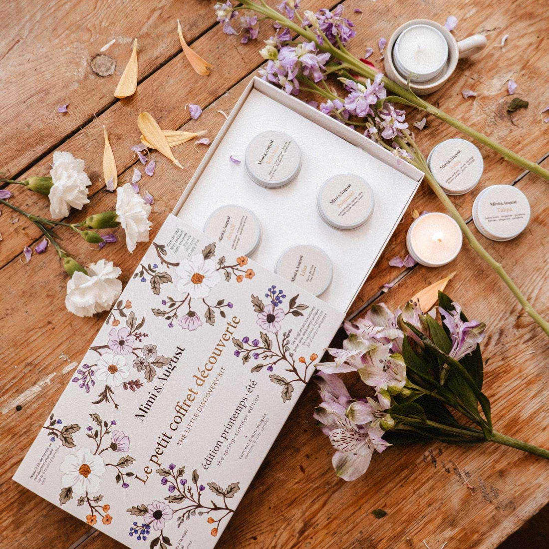 Coffret découverte - Bougies printemps/été