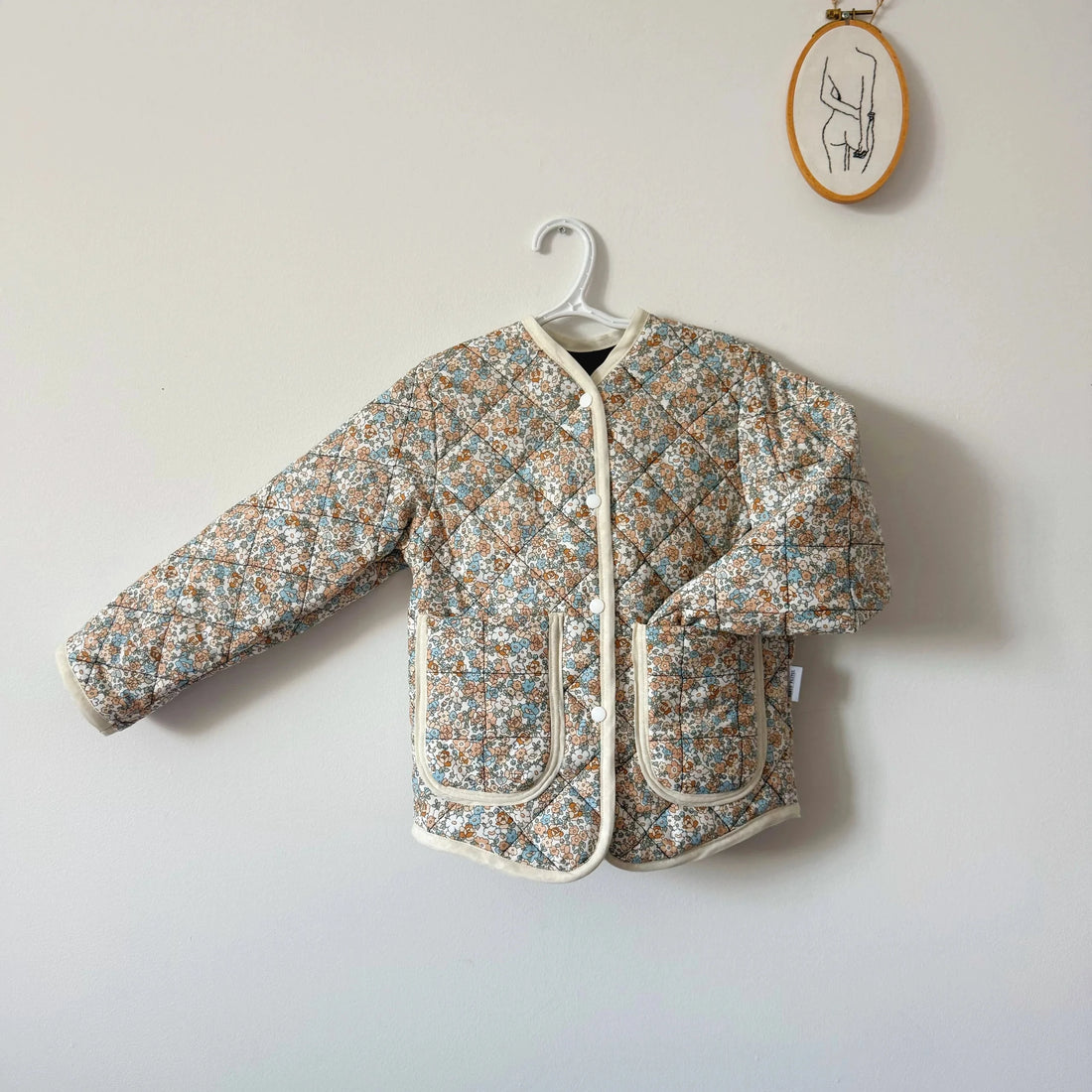 Veste matelassée - Fleurie