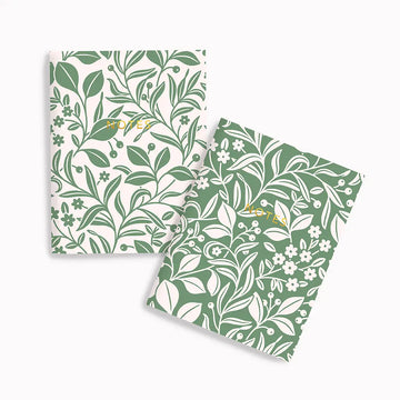 Ensemble de carnets de poche - Flore