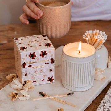 Bougie réutilisable - Ambre