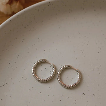 Boucles d'oreilles - Torsade