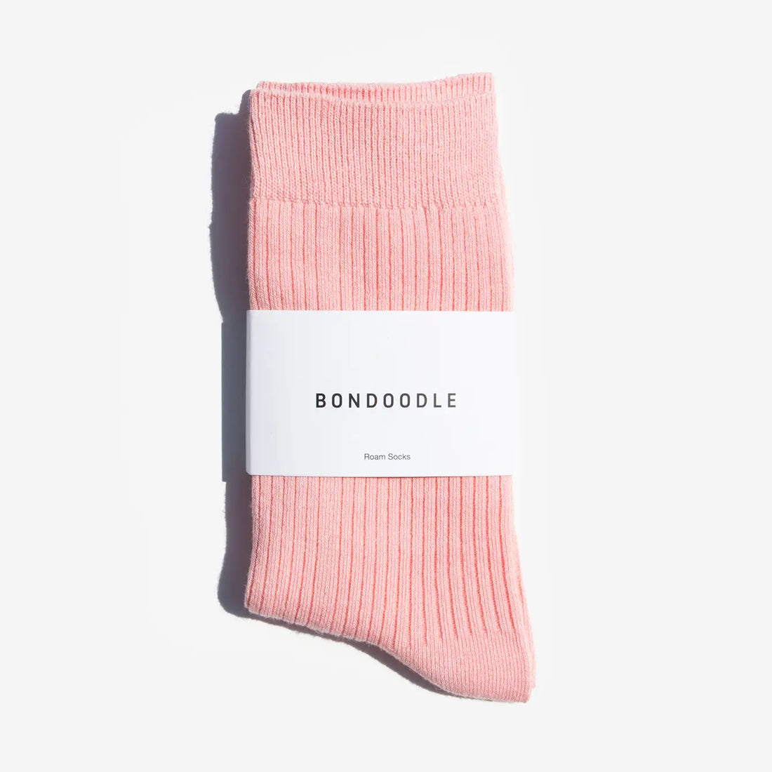 Chaussettes côtelées en coton peigné