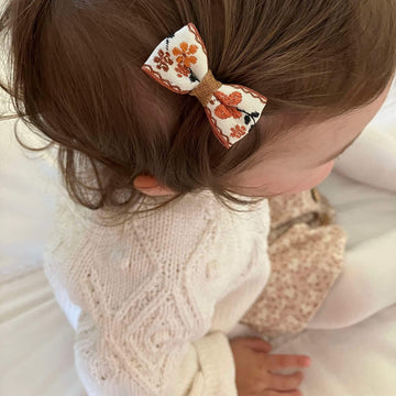 Trio de barrettes en tissus