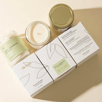 Bougie de soya - Basilic & Pamplemousse