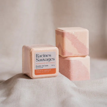 Bombe de bain - Cerise et vanille