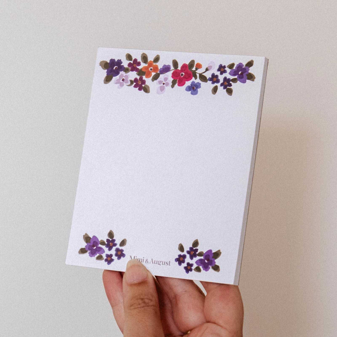 Mini bloc-notes - Bouquet