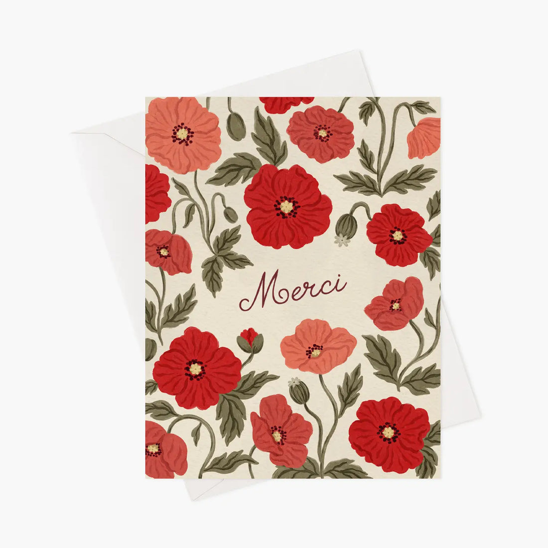 Carte de souhaits - Coquelicots