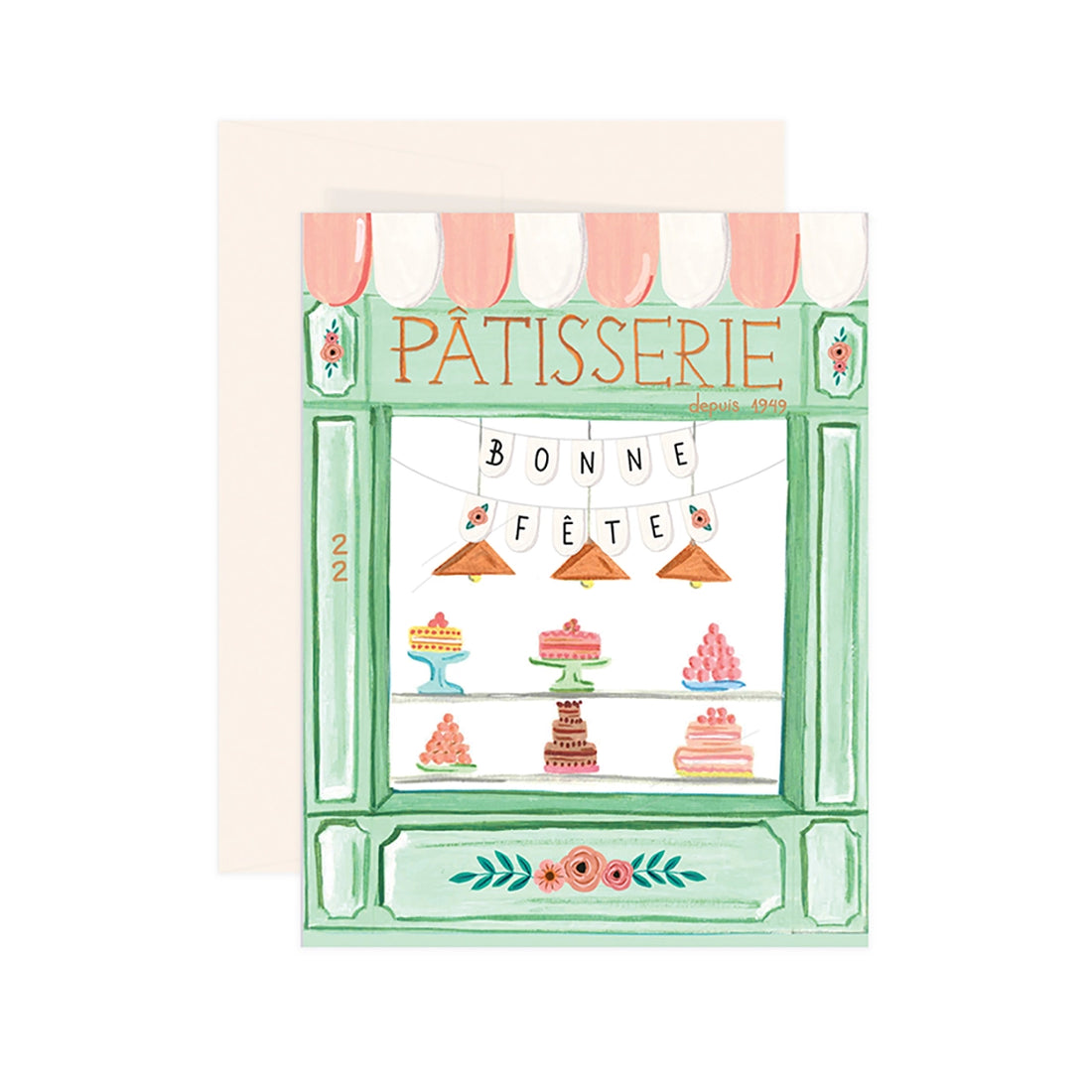 Carte de souhaits - Bonne fête Pâtisserie