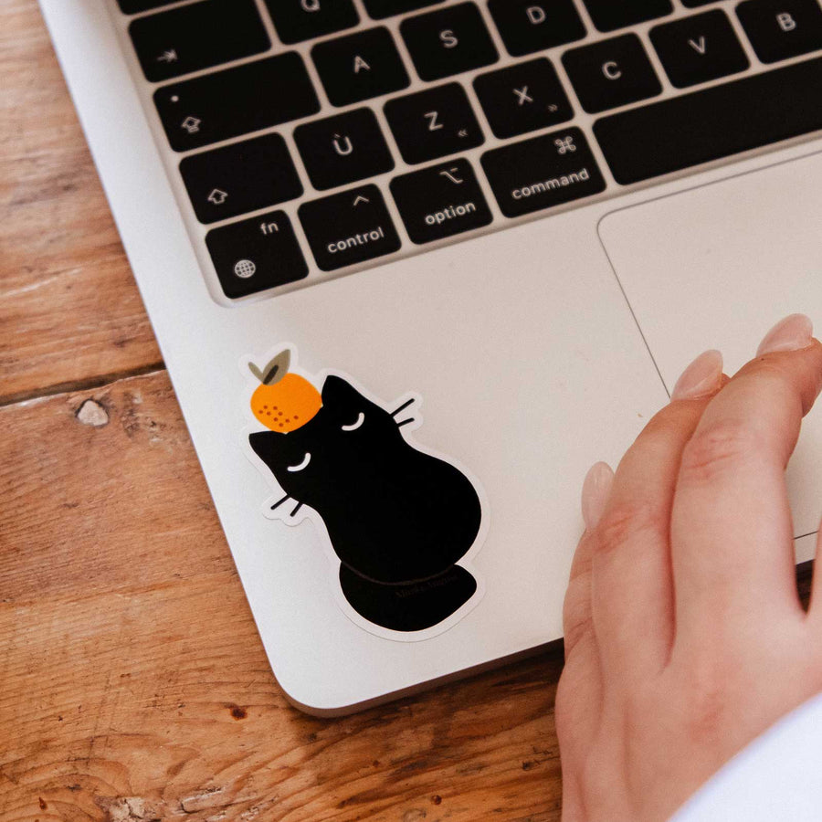 Autocollant - Chat Clémentine