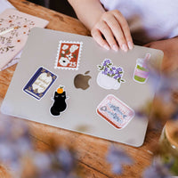 Autocollant - Tasse Fleurs