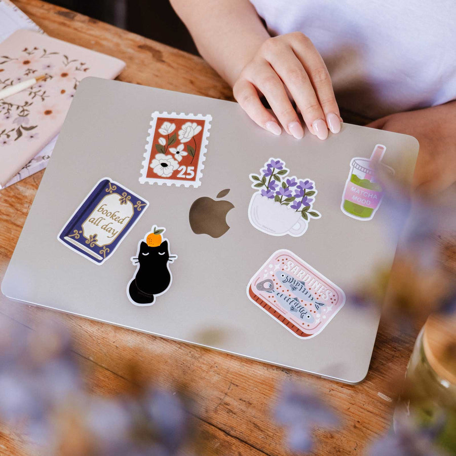 Autocollant - Chat Clémentine