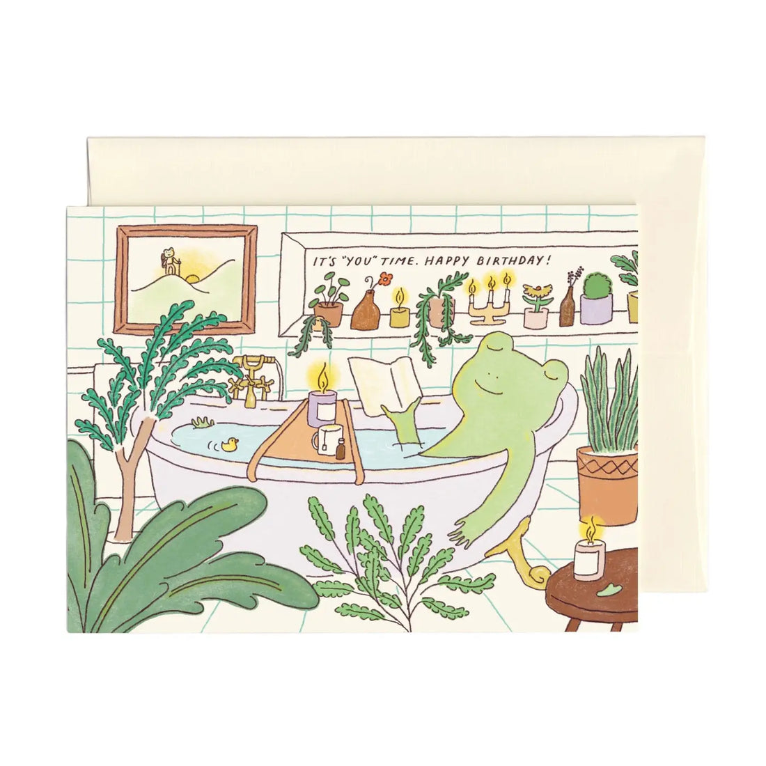 Carte de souhaits - Heure du bain
