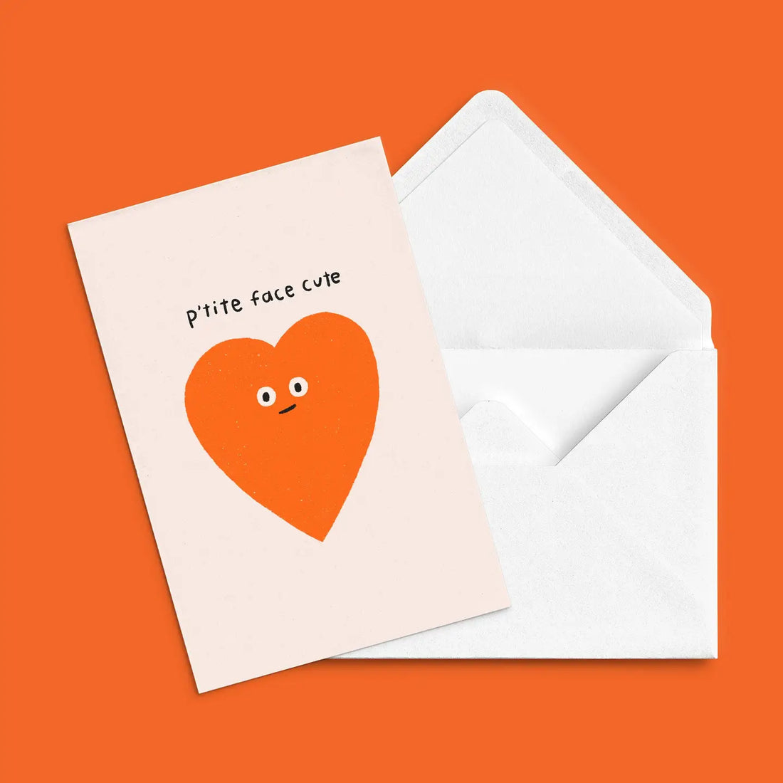 Carte de souhait - P'tite face cute