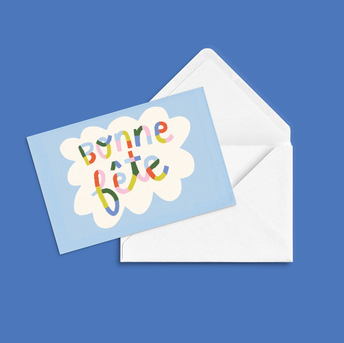 Carte de souhait - Bonne fête multicolore
