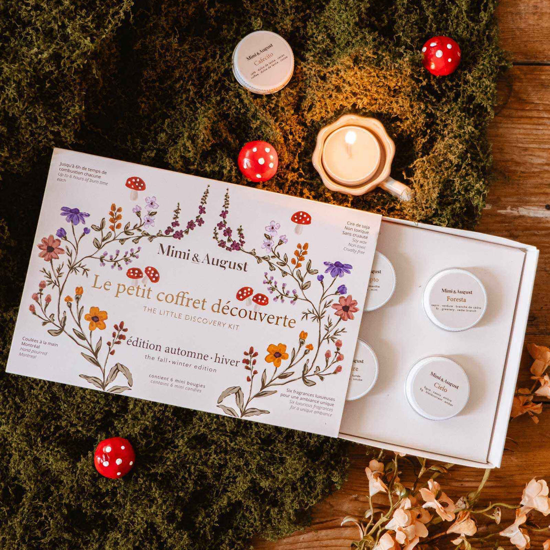 Coffret découverte - Mini-bougies Automne/Hiver