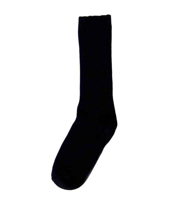 Chaussettes en coton teint - Noir