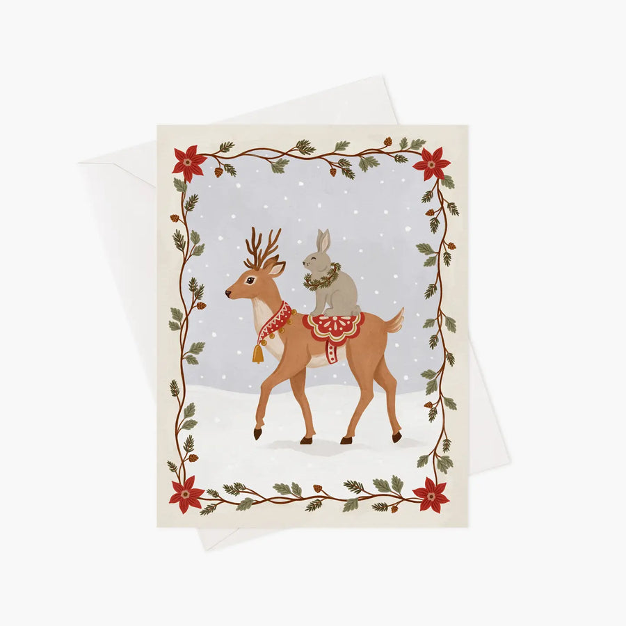 Carte de Noël - Promenade