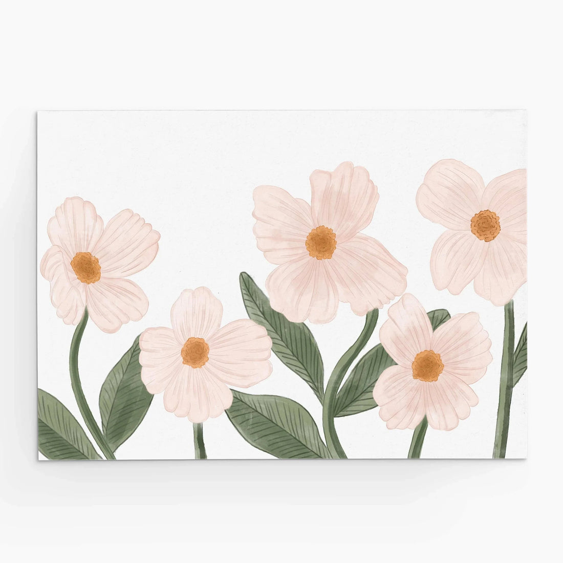 Carte de souhaits - Printanière Florale